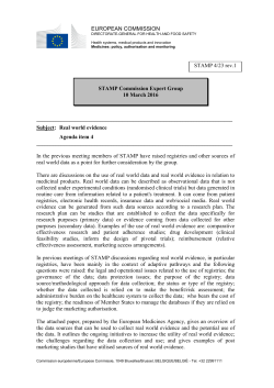 Background paper - European Commission