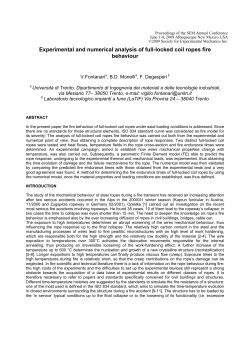 Experimental and Numerical Analysis of Full