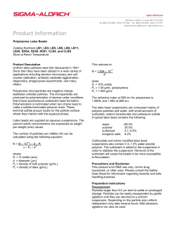 Product Information Sheet - Sigma