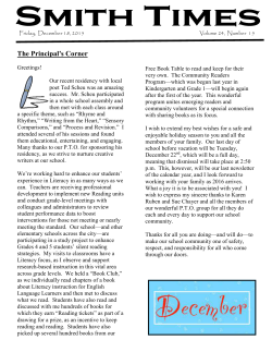 Smith Times newsletter12-18-15