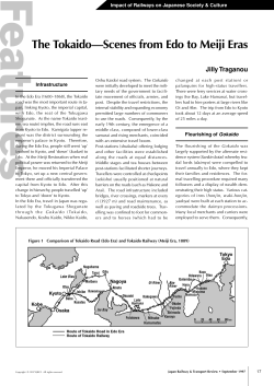 The Tokaido—Scenes from Edo to Meiji Eras