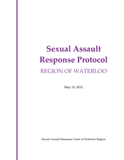 to a PDF of the Sexual Assault Response Protocol for