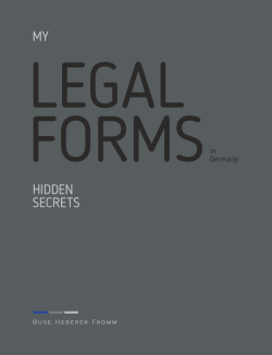 A guide to legal forms for business in Germany