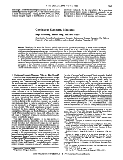 Continuous Symmetry Measures