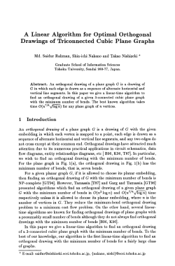 A linear algorithm for optimal orthogonal drawings of triconnected