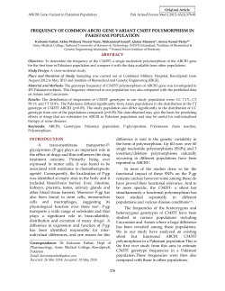 frequency of common abcb1 gene variant c3435t
