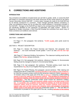 ii. corrections and additions - LA City Planning