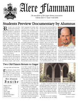 Fall 2006 - Lisgar Alumni Association