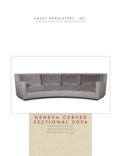 geneva curved sectional sofa