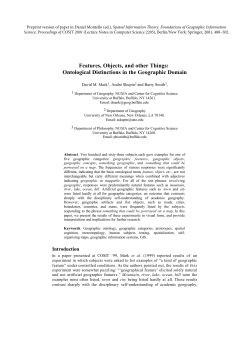 Features, objects, and other things