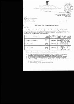 This Approval is granted subject to observance of the following