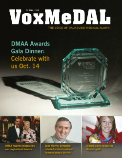DMAA Awards Gala Dinner: Celebrate with us Oct. 14