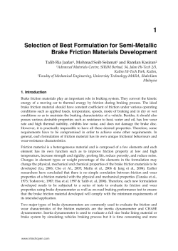 1 Selection of Best Formulation for Semi