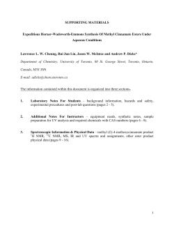 Supporting materials for Aqueous Horner-Wadsworth