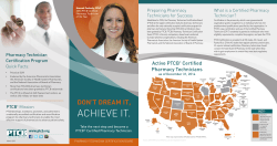 achieve it. - North Carolina Association of Pharmacists