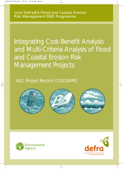 Integrating Cost-Benefit Analysis and Multi