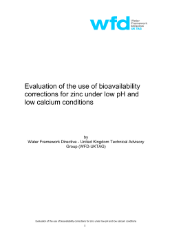 Evaluation of the use of bioavailability corrections for zinc under low
