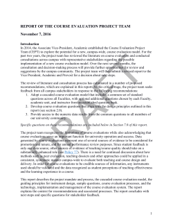 Draft report - University of Waterloo