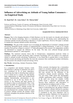 Print this article - International Journal of Contemporary Research