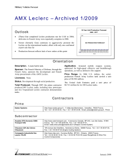 AMX Leclerc - Forecast International