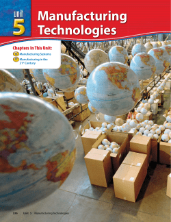 Manufacturing Technologies