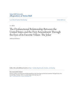 The Dysfunctional Relationship Between the United States and the
