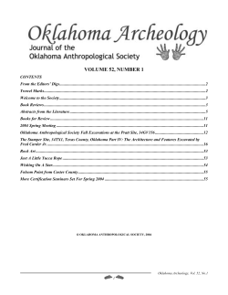 Ethnobotanical Survey of the Thurmond Ranch on the Dempsey