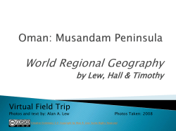 Oman`s Musandam Peninsula - World Regional Geography