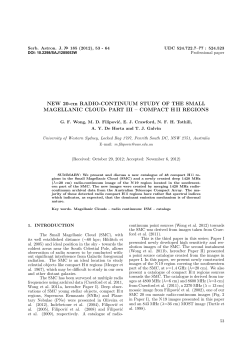 NEW 20-cm RADIO-CONTINUUM STUDY OF THE SMALL