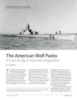 The American Wolf Packs - NDU Press