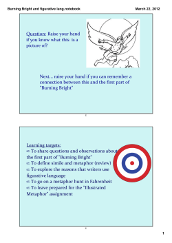 Burning Bright and figurative lang.notebook