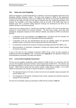 10.2 Soils and Land Capability