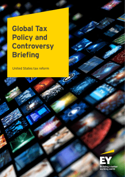 How might US tax reform affect the global landscape?