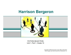 Fiction Selection: Harrison Bergeron