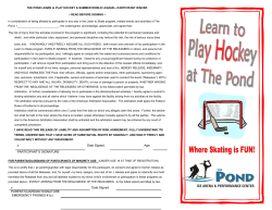 Skaters ready to play hockey