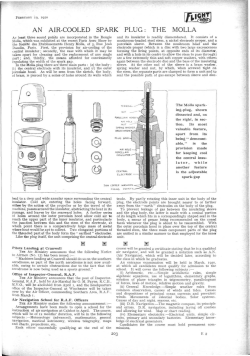 an air-cooled spark plug: the molla