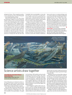 Science artists draw together
