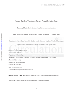 Nuclear Calcium Transients: Hermes Propylaios in the