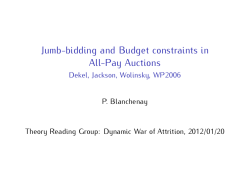 Jumb-bidding and Budget constraints in All-Pay Auctions