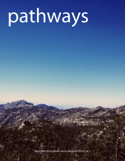 Pathways2016 - Alternative Spring Break