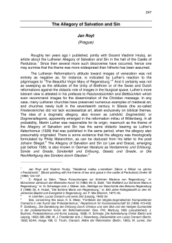 The Allegory of Salvation and Sin