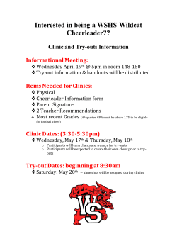 Genoa Middle School Cheerleading