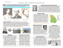 SS8H7 New South Unit Summary