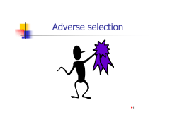 Adverse selection