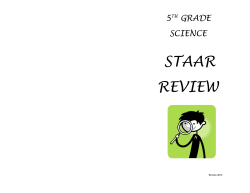 STAAR Booklet Review