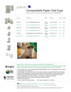 Compostable Paper Cold Cups