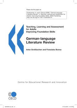 German-language Literature Review