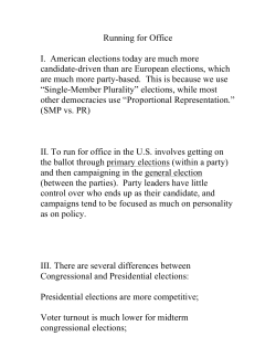 AP Gov Ch. 10 overheads NEWEST