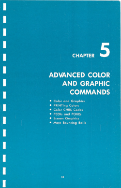 C64 Users Guide - Advanced Color Graphic Commands