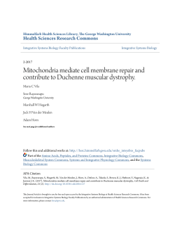 Mitochondria mediate cell membrane repair and contribute to
